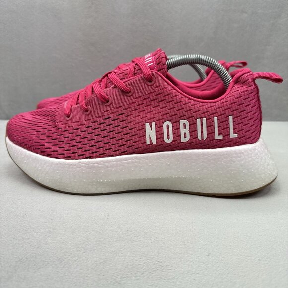 Mens 10 / Womens 11.5 NOBULL Runner Plus Shoes Pink Training Athletic CrossFit - Picture 3 of 8